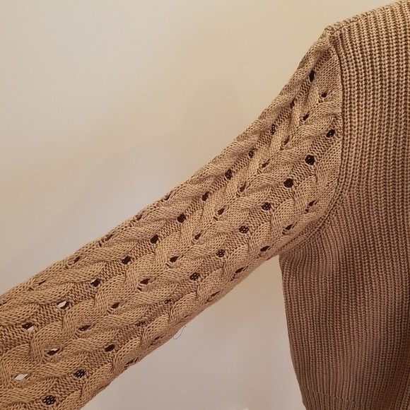 NWT Heartloom Naomi Cardigan- Anthropologie brand, size L, color camel - Picture 8 of 16